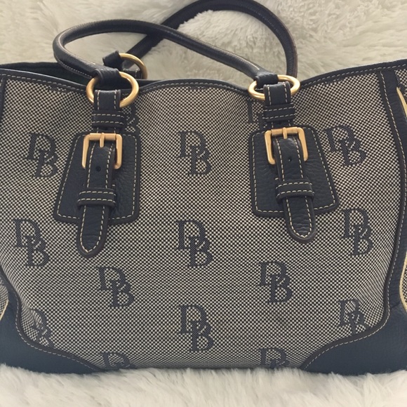 Vintage Dooney & Bourke monogram tote - Picture 2 of 8